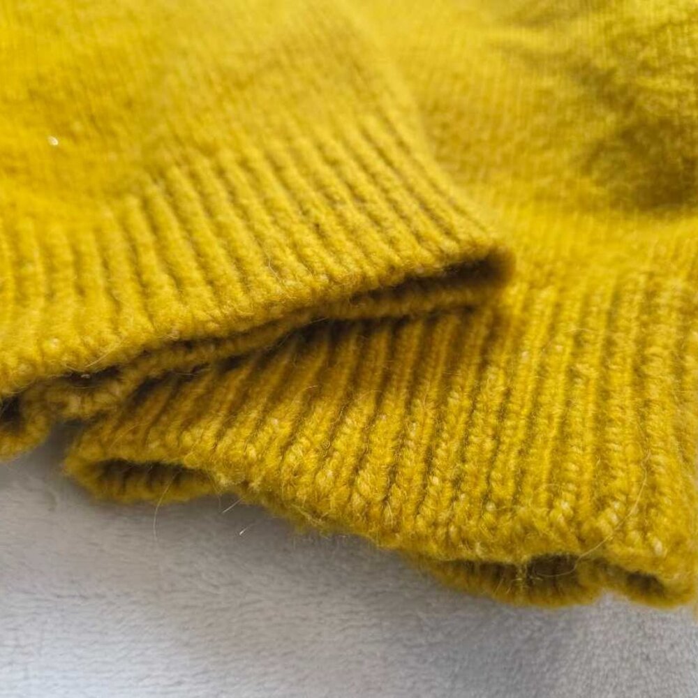 XL Maeve x Anthropologie chunky yellow lace cardigan sweater - Picture 11 of 12